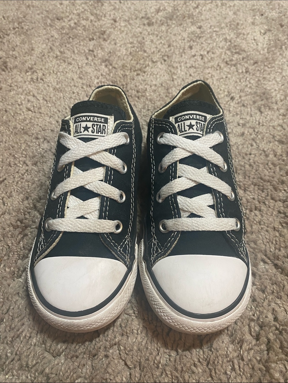 Converse Kids All Star Low Top Sneakers in Black